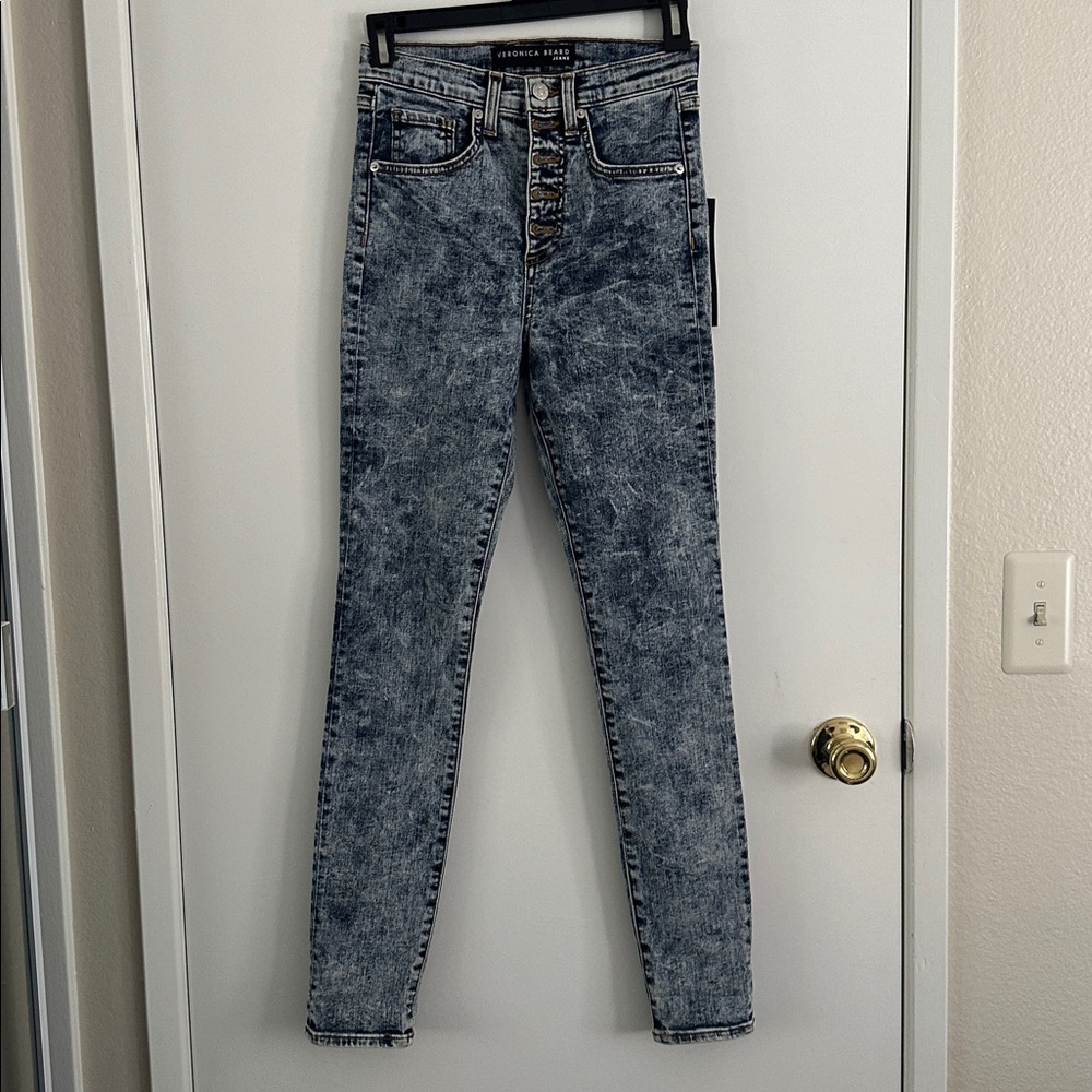 Veronica Beard Blue Skinny Jeans